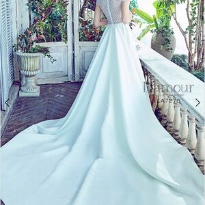 L'Amour White Elegant Women's Dress